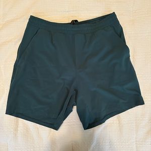 Lululemon Pace Breaker Shorts *Lined* (Midnight Green - Size Large) 7” Inseam